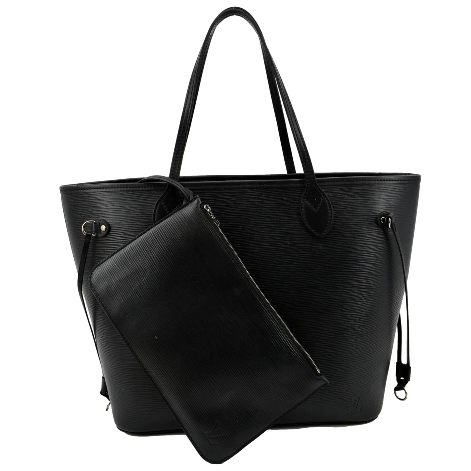 Louis Vuitton Neverfull Black Epi Leather Mm Tote