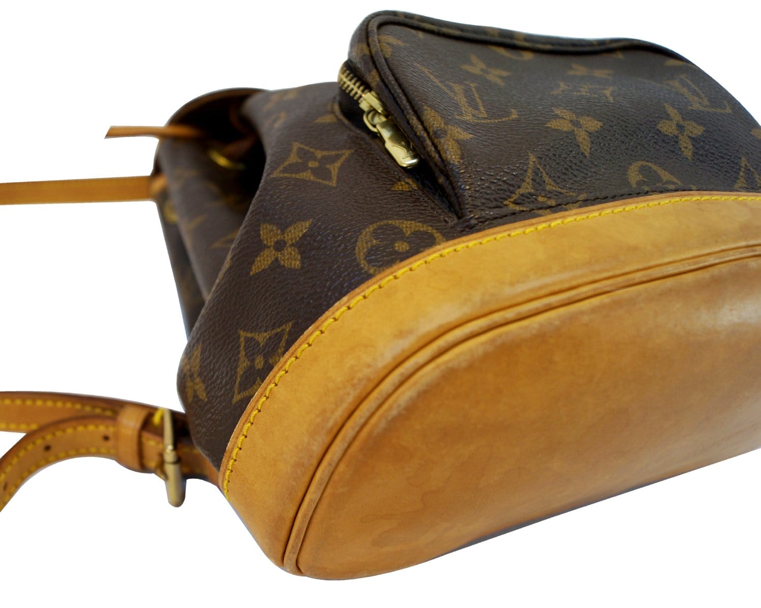 LOUIS VUITTON Mini Montsouris Backpack Bag Monogram Leather Brown M51137  56RF001 