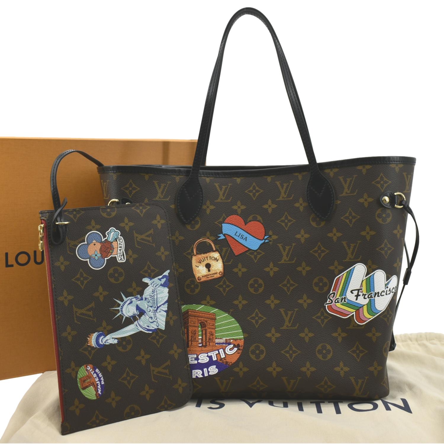 New in Box Louis Vuitton Limited Edition Stickers Neverfull Tote