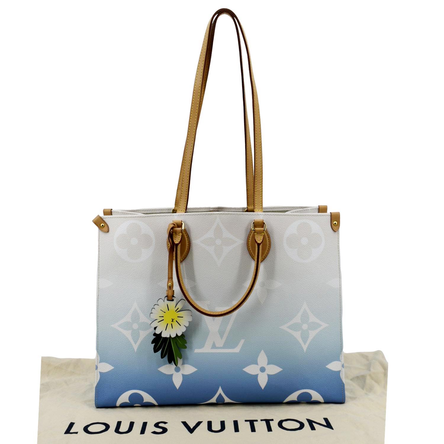 Louis Vuitton On the Go GM Pool, Pink/Yellow Ombre, New in Dustbag