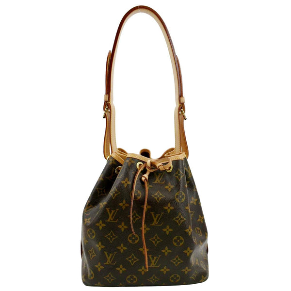 Louis Vuitton Petit Noe Monogram Canvas Shoulder Bag - Back