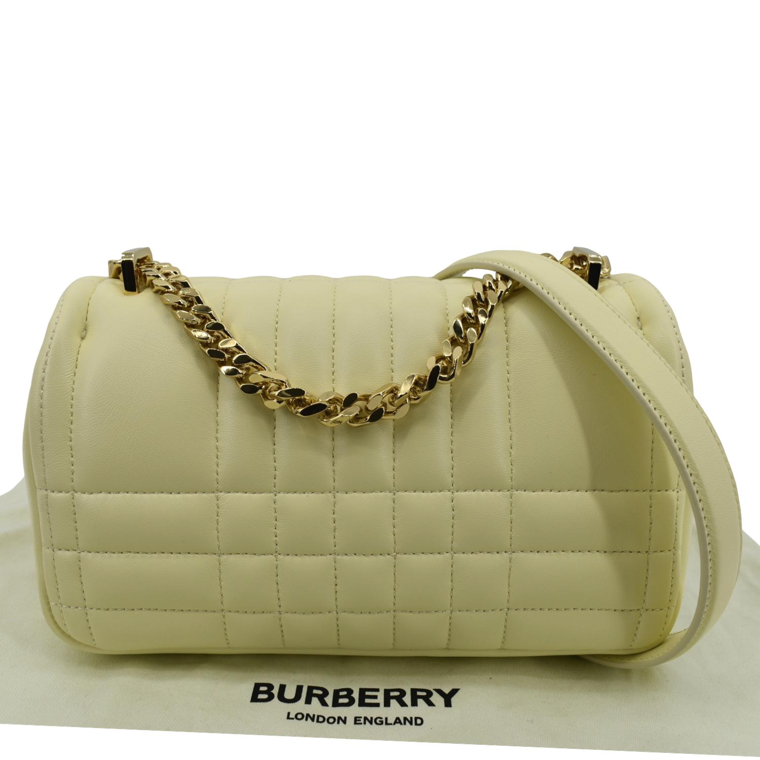 Green Lola quilted-leather cross-body bag, Burberry