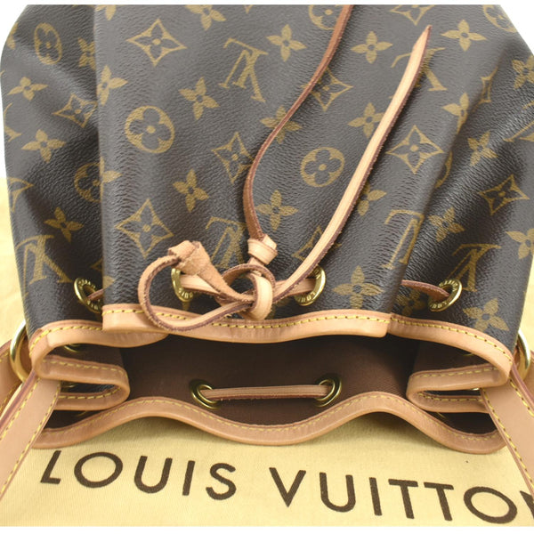 Louis Vuitton Petit Noe Monogram Canvas Shoulder Bag - Top