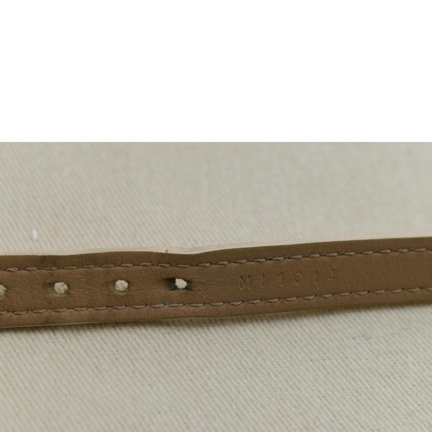 Leather bracelet Louis Vuitton Beige in Leather - 35357401