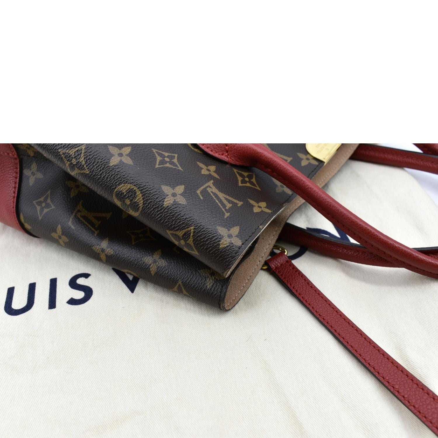 Louis Vuitton, Bags, Louis Vuitton Neverfull Mm Monogram Cherry Cerise  Red