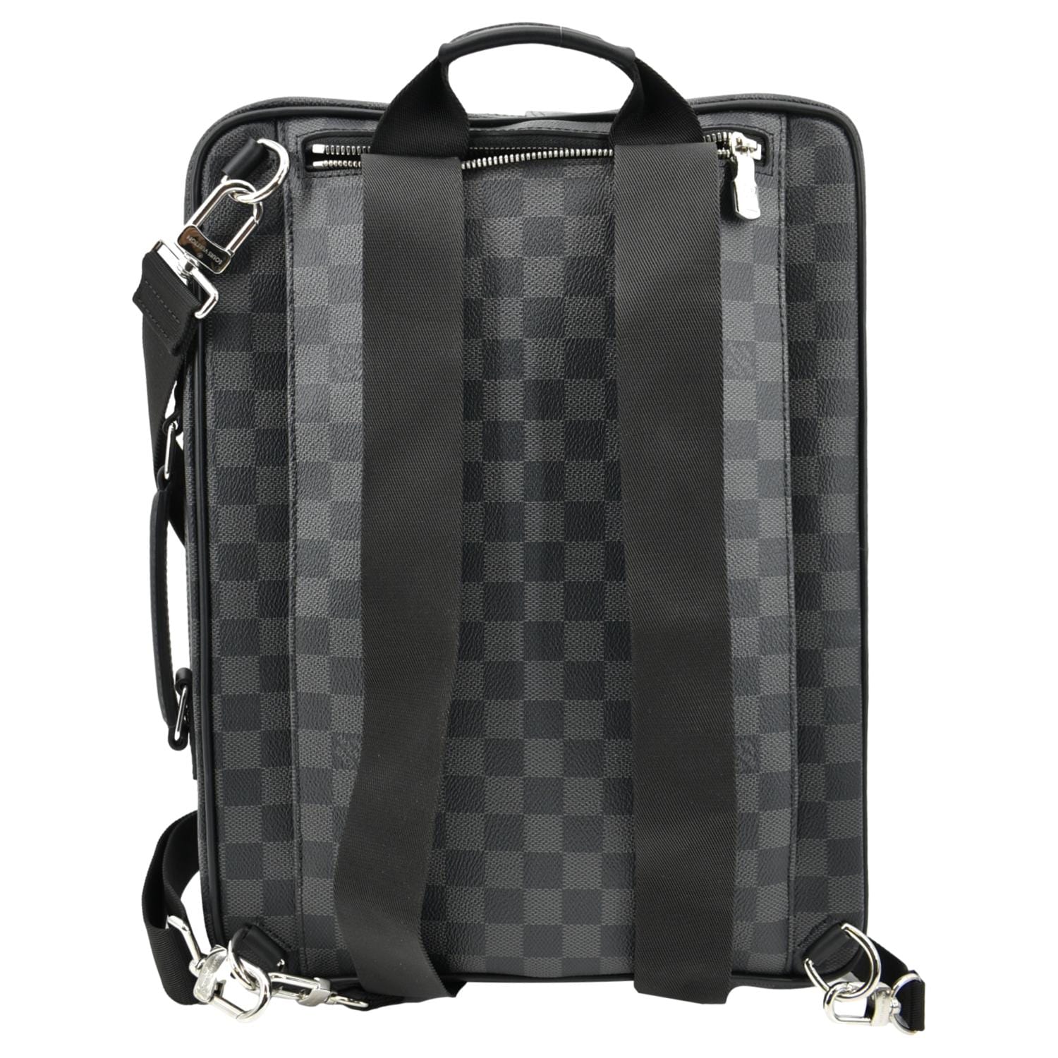 Louis Vuitton Damier Graphite Briefcase Backpack - Black