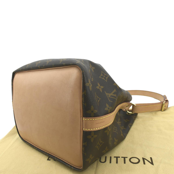 Louis Vuitton Petit Noe Monogram Canvas Shoulder Bag - Bottom Right