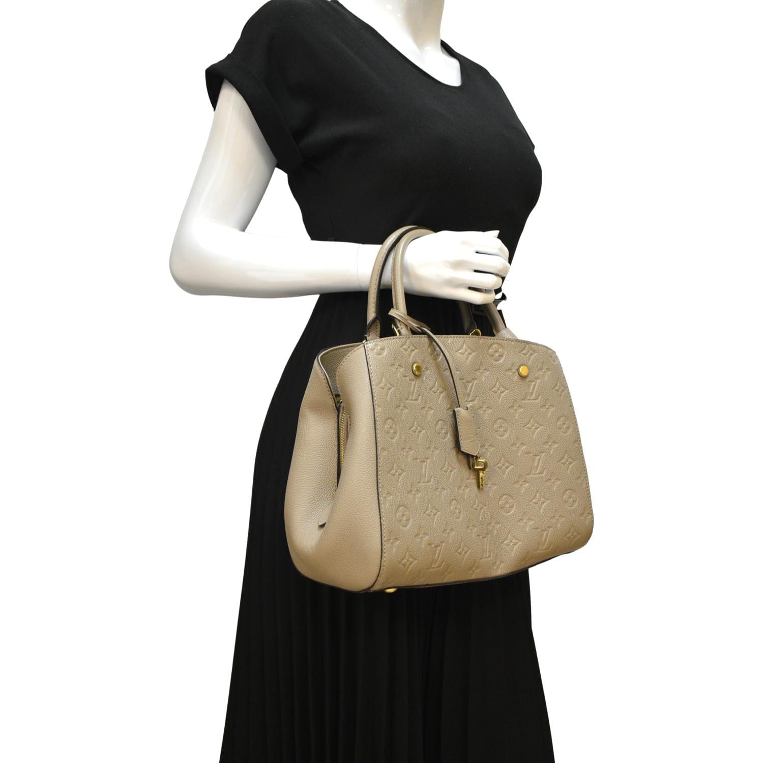 Louis Vuitton Handbag Women Montaigne MM Monogram Empreinte