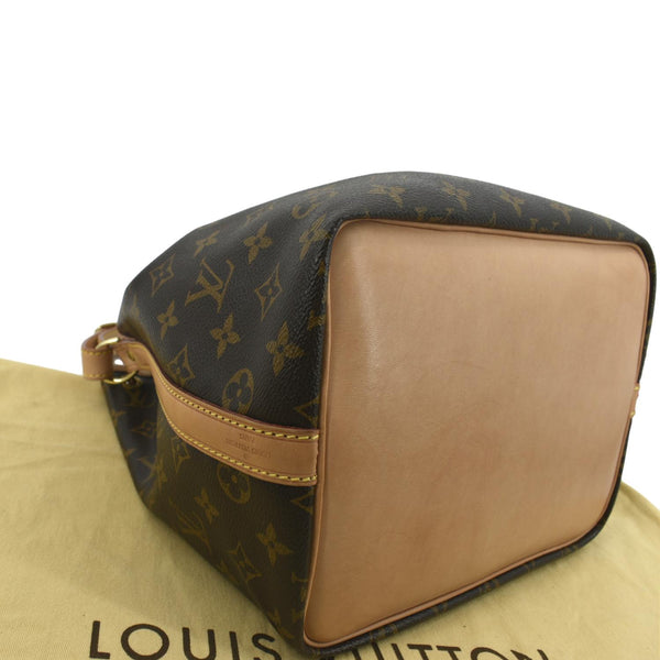 Louis Vuitton Petit Noe Monogram Canvas Shoulder Bag - Bottom Left