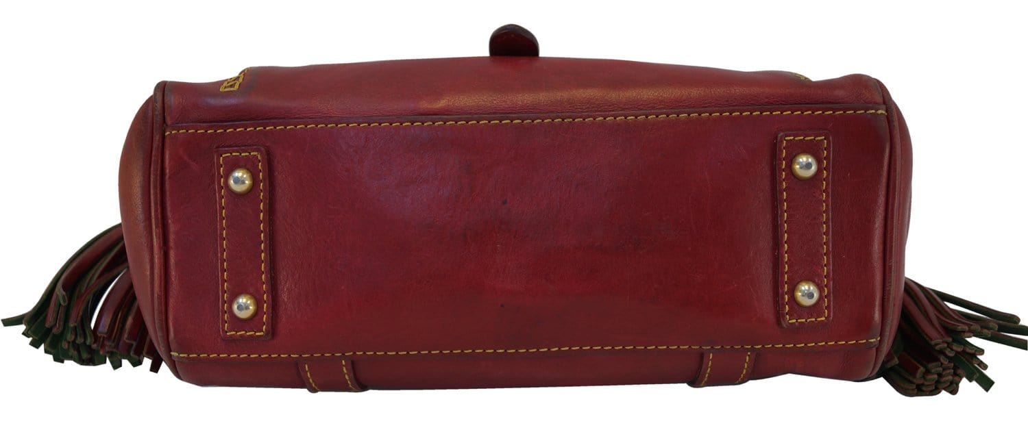 Vintage DOONEY & BOURKE Smooth Red Leather Hobo Shoulder Bag -  Hong  Kong