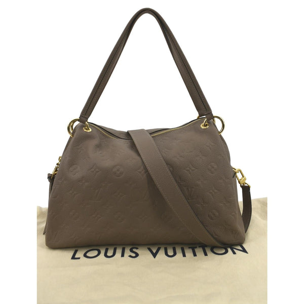 LOUIS VUITTON Ponthieu PM Empreinte Leather Shoulder Bag Blue