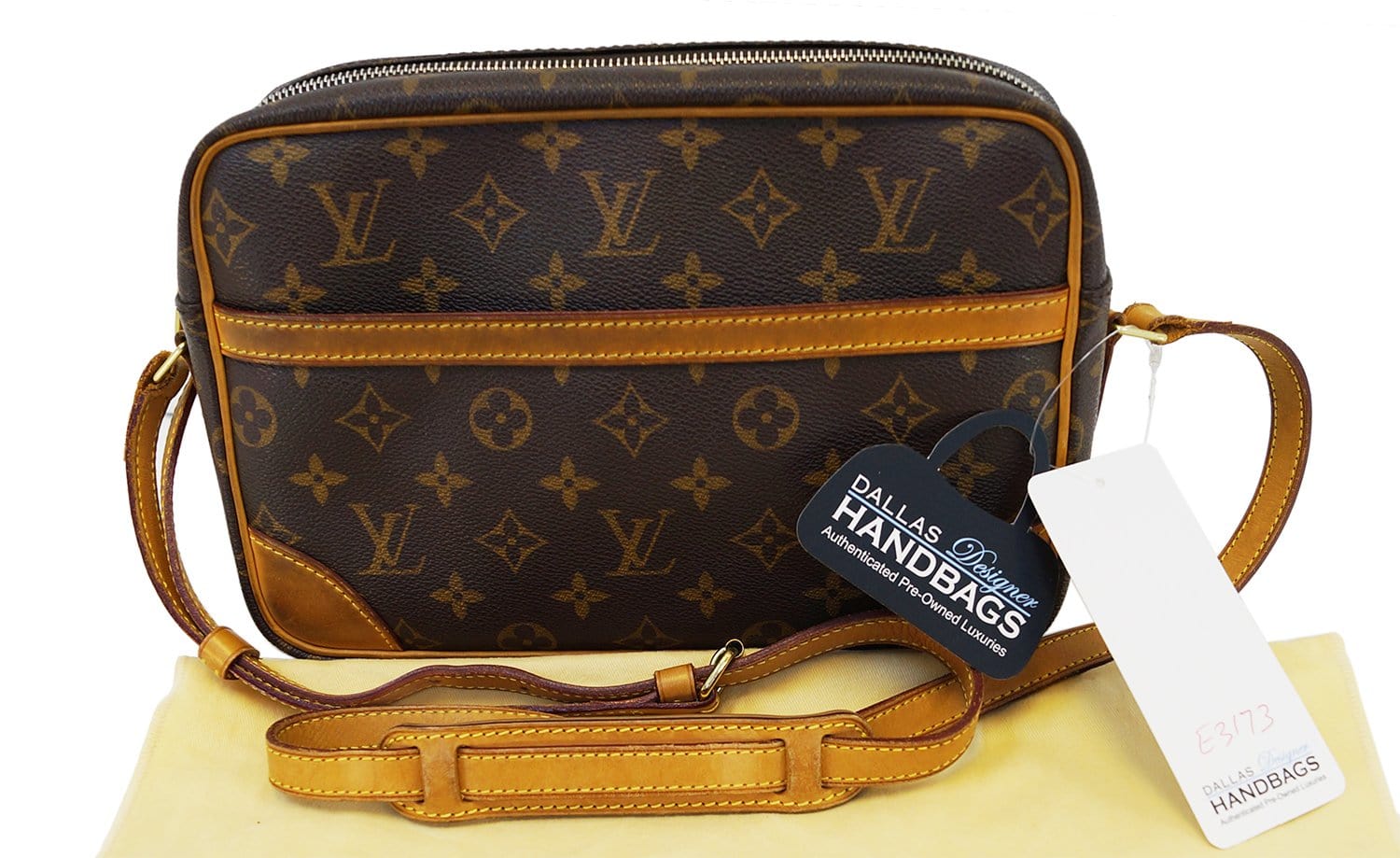 Authentic Louis Vuitton Monogram Trocadero 30 Shoulder Bag #19814