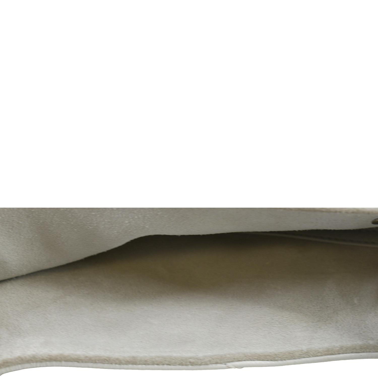 Chanel Droplet Hobo Patent Medium White 90037172
