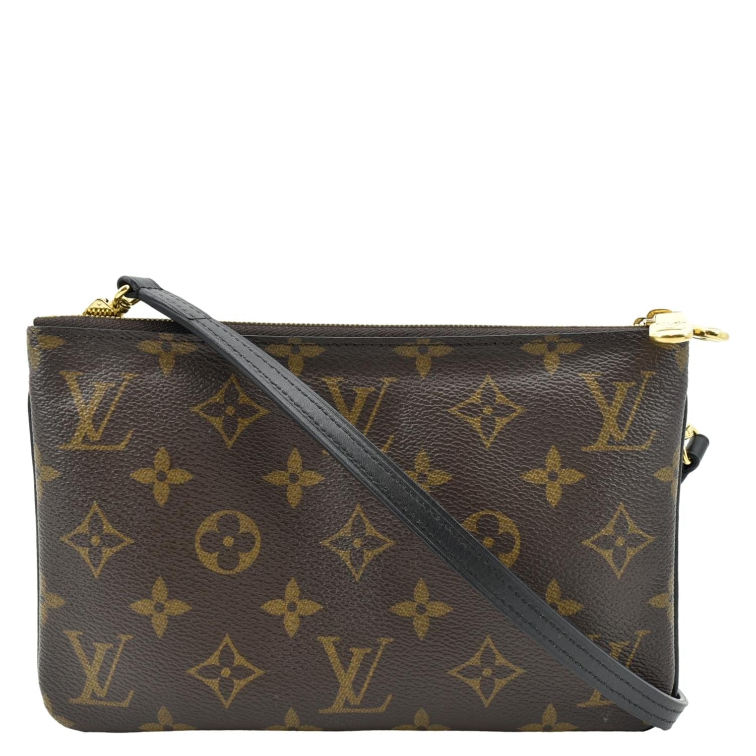 Louis Vuitton Monogram Reverse Giant Pochette Double Zip Shoulder Bag
