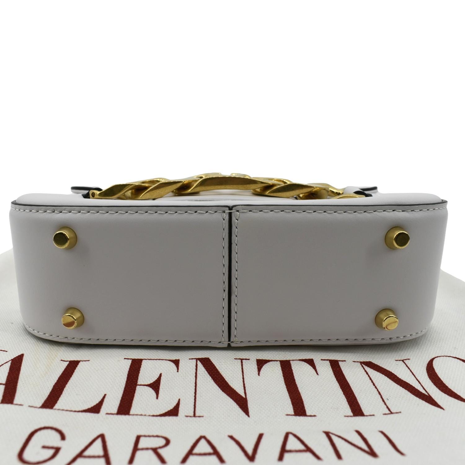 Green V-Logo leather cross-body wallet bag, Valentino Garavani