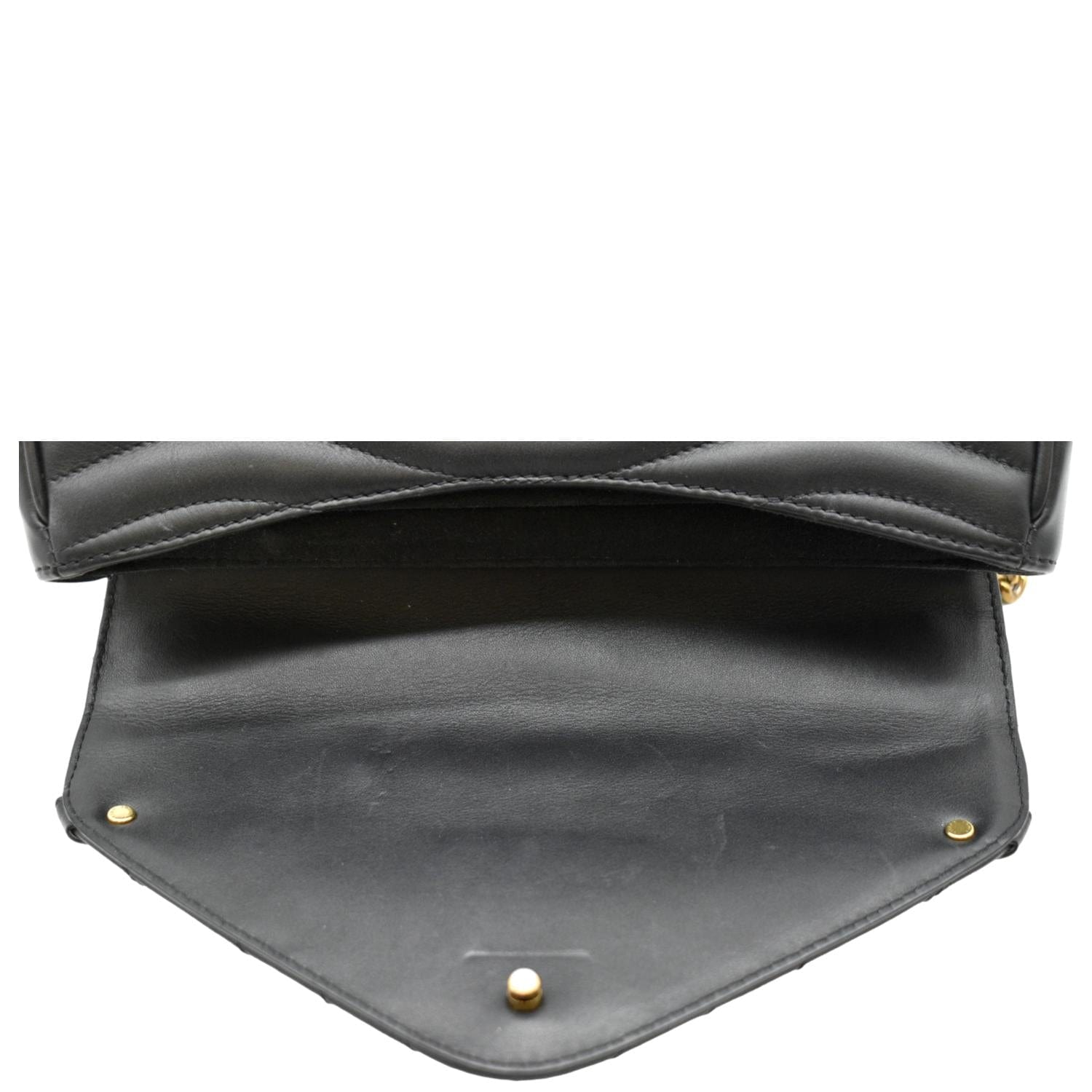 LOUIS VUITTON Calfskin LV New Wave Chain Bag Black 1312113