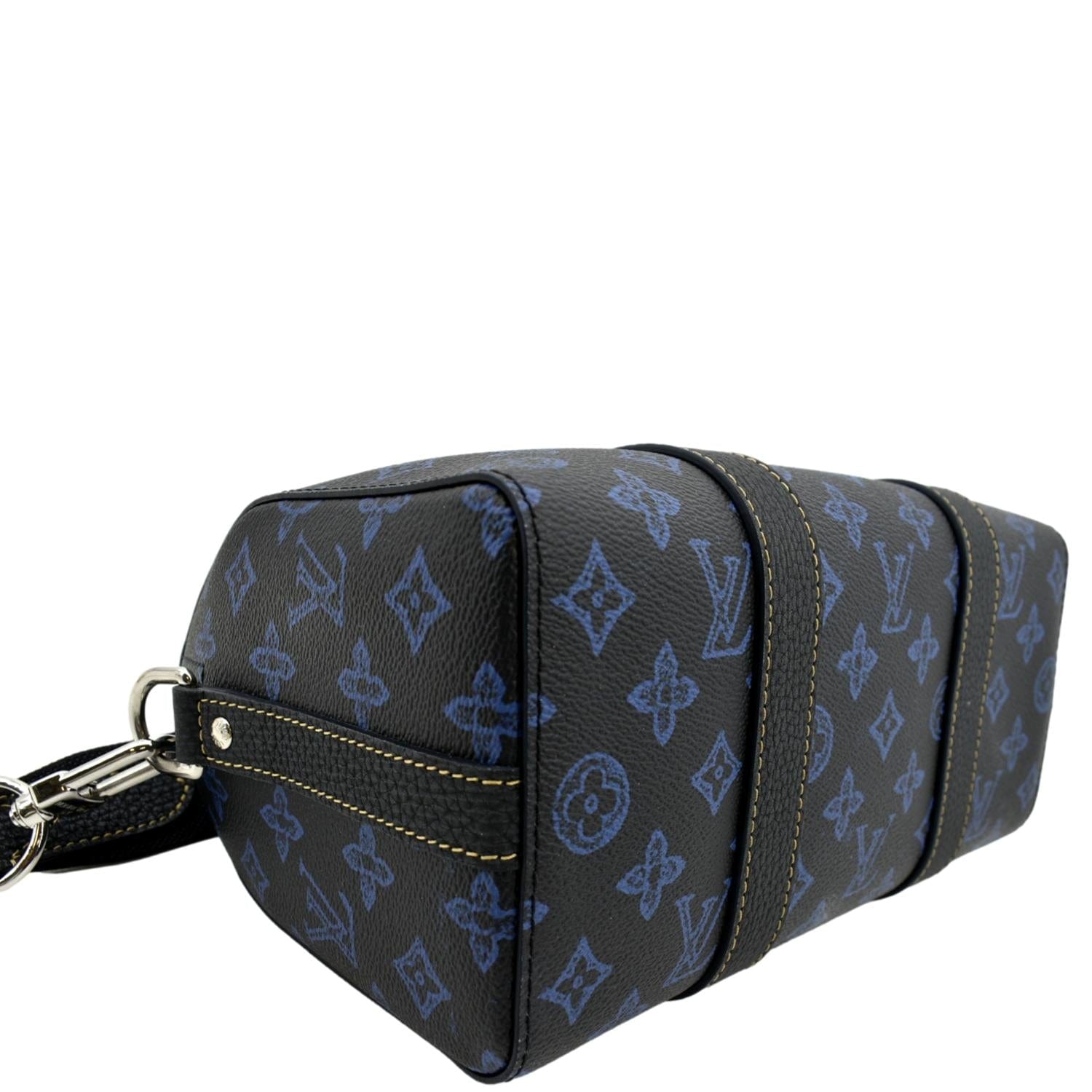 Louis Vuitton City Keepall Bag Everyday Signature Printed Leather at 1stDibs