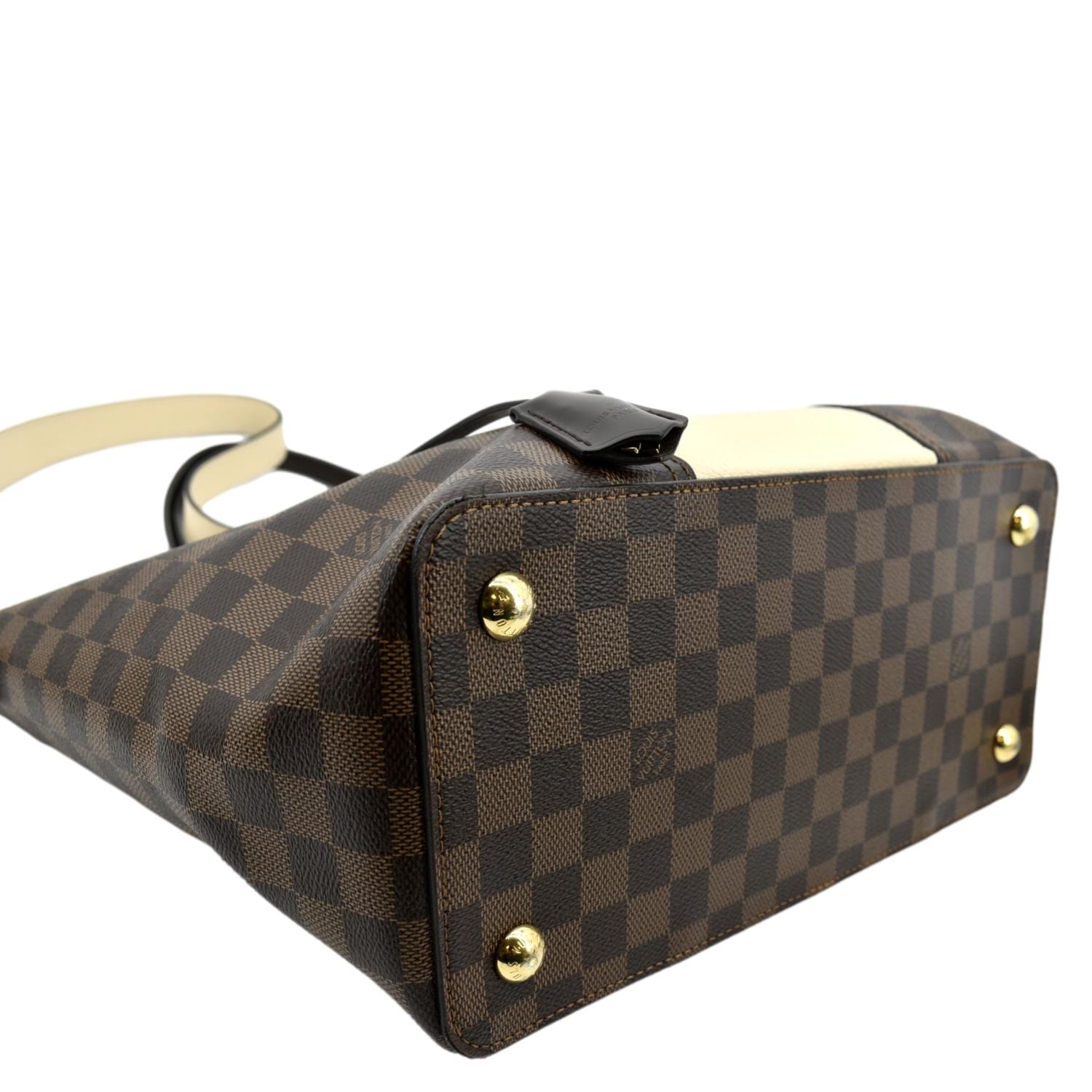 Only 518.00 usd for LOUIS VUITTON Jersey Damier Ebene Shoulder Bag Creme  Online at the Shop