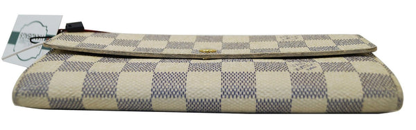 LOUIS VUITTON Damier Azur Portefeiulle Sarah Long Bifold Wallet