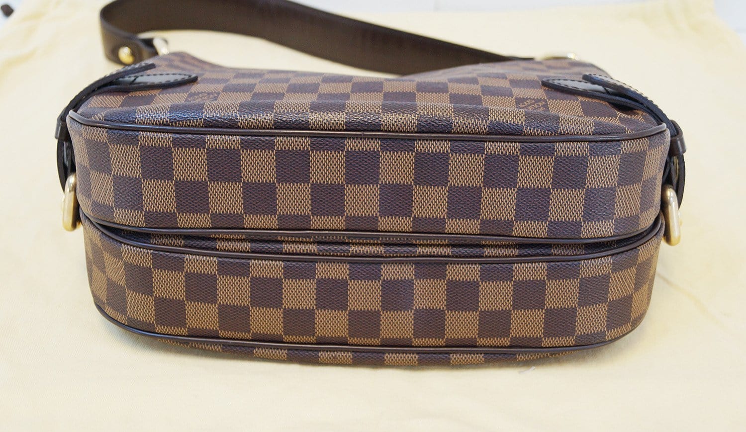 Louis Vuitton Highbury Damier Ebene Canvas Shoulder Bag on SALE