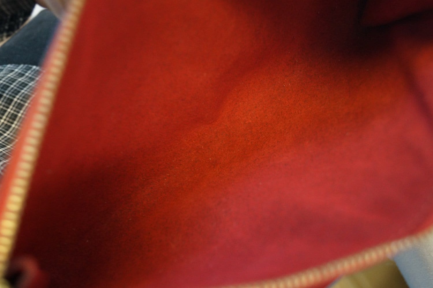 Louis Vuitton Louis Vuitton Pochette Papillon Red Epi Leather Pouch
