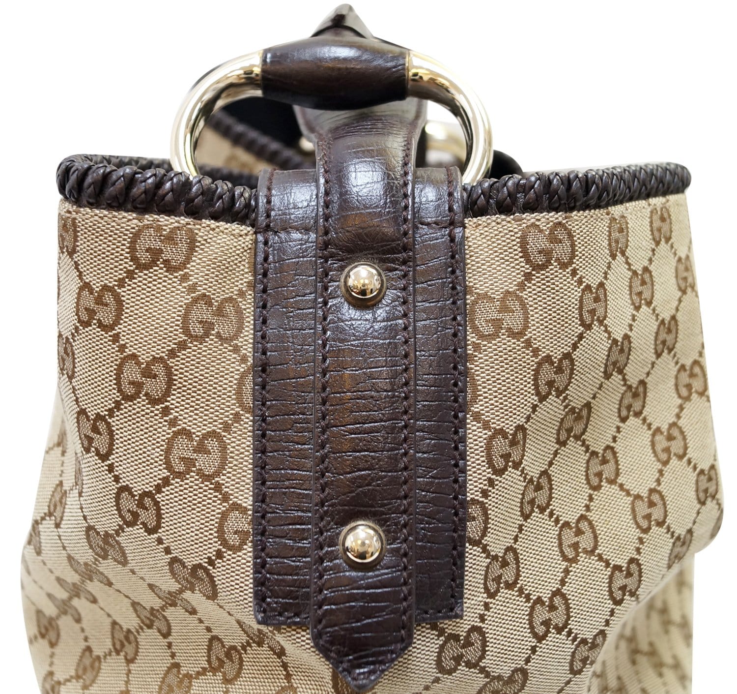 Gucci Vintage - Leather Horsebit Shoulder Bag - Black - Leather Handbag -  Luxury High Quality - Avvenice