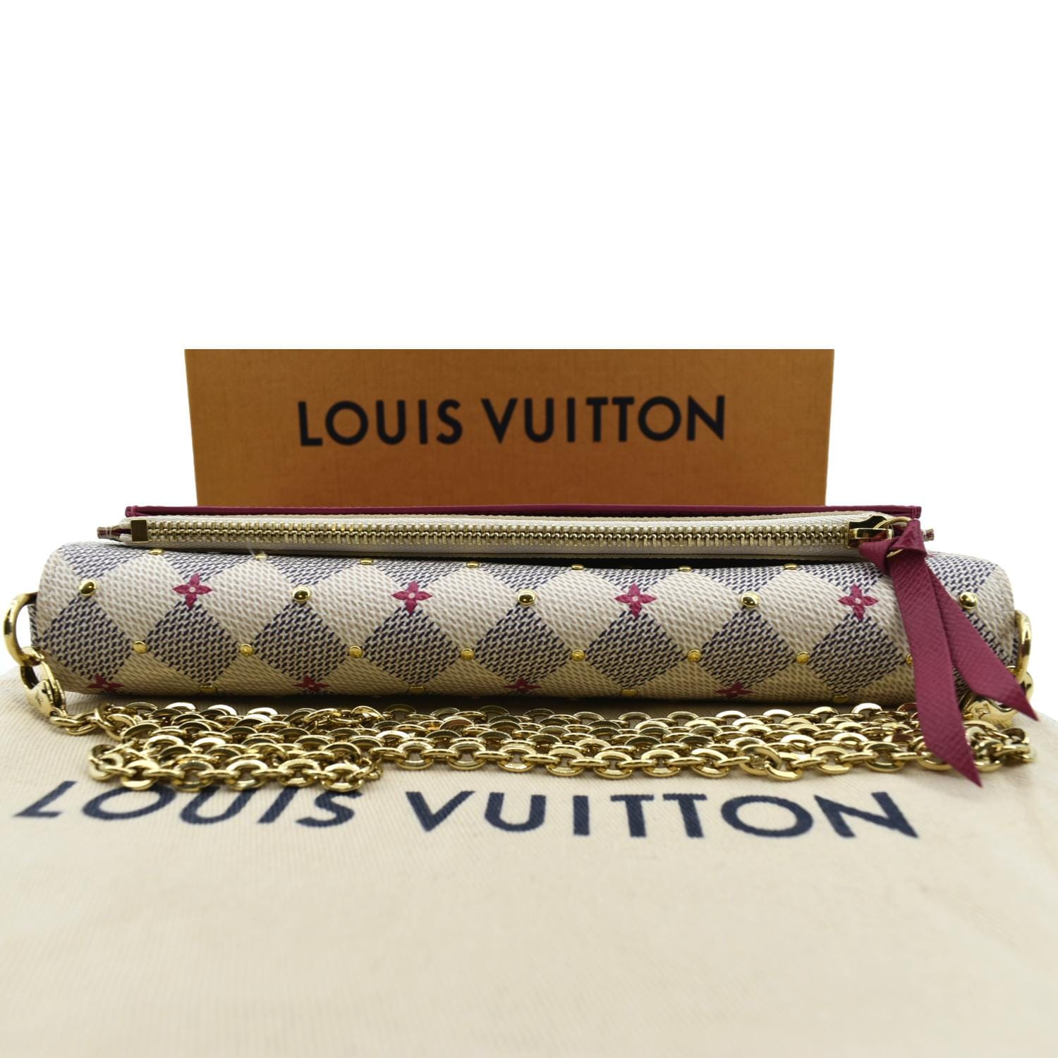 Louis Vuitton Damier Azur Nautical Felicie Pochette w/Tags - Neutrals  Crossbody Bags, Handbags - LOU790262