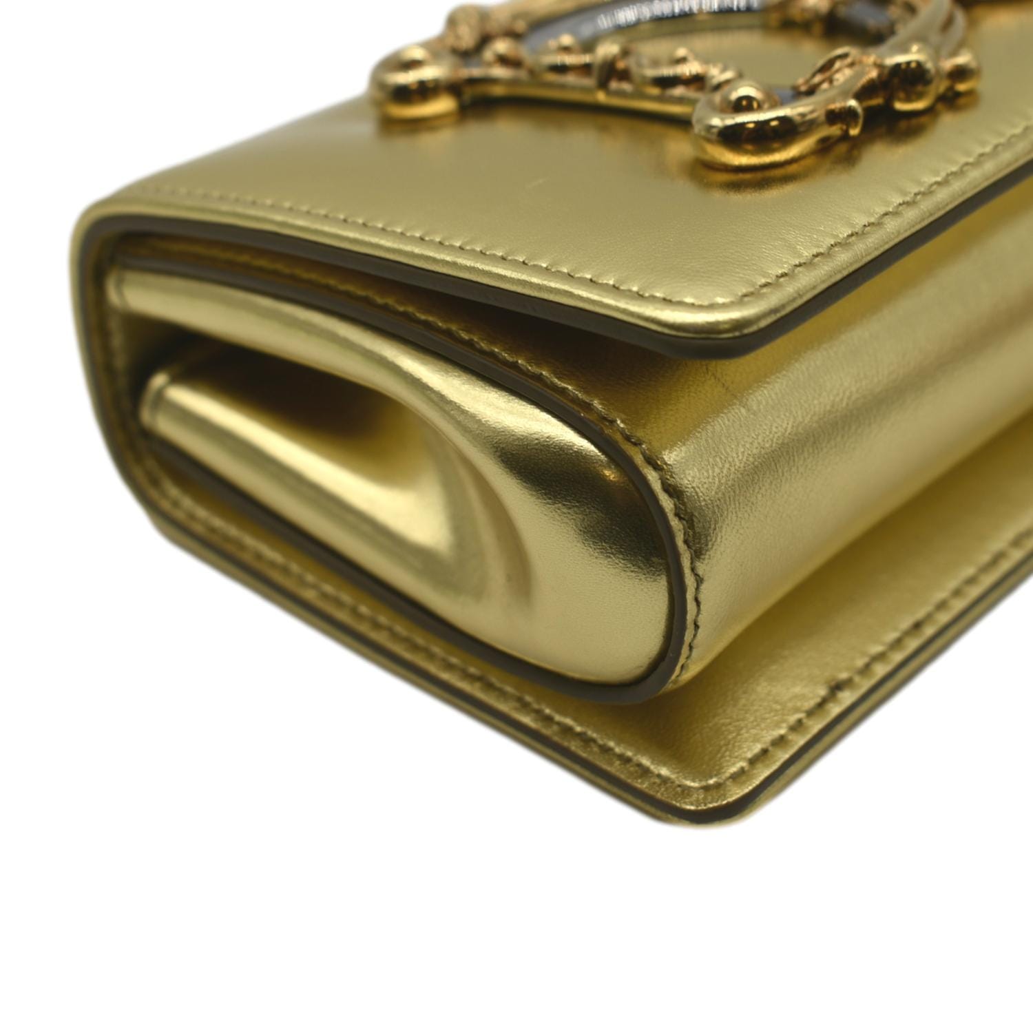 Dolce & Gabbana gold treasure bag