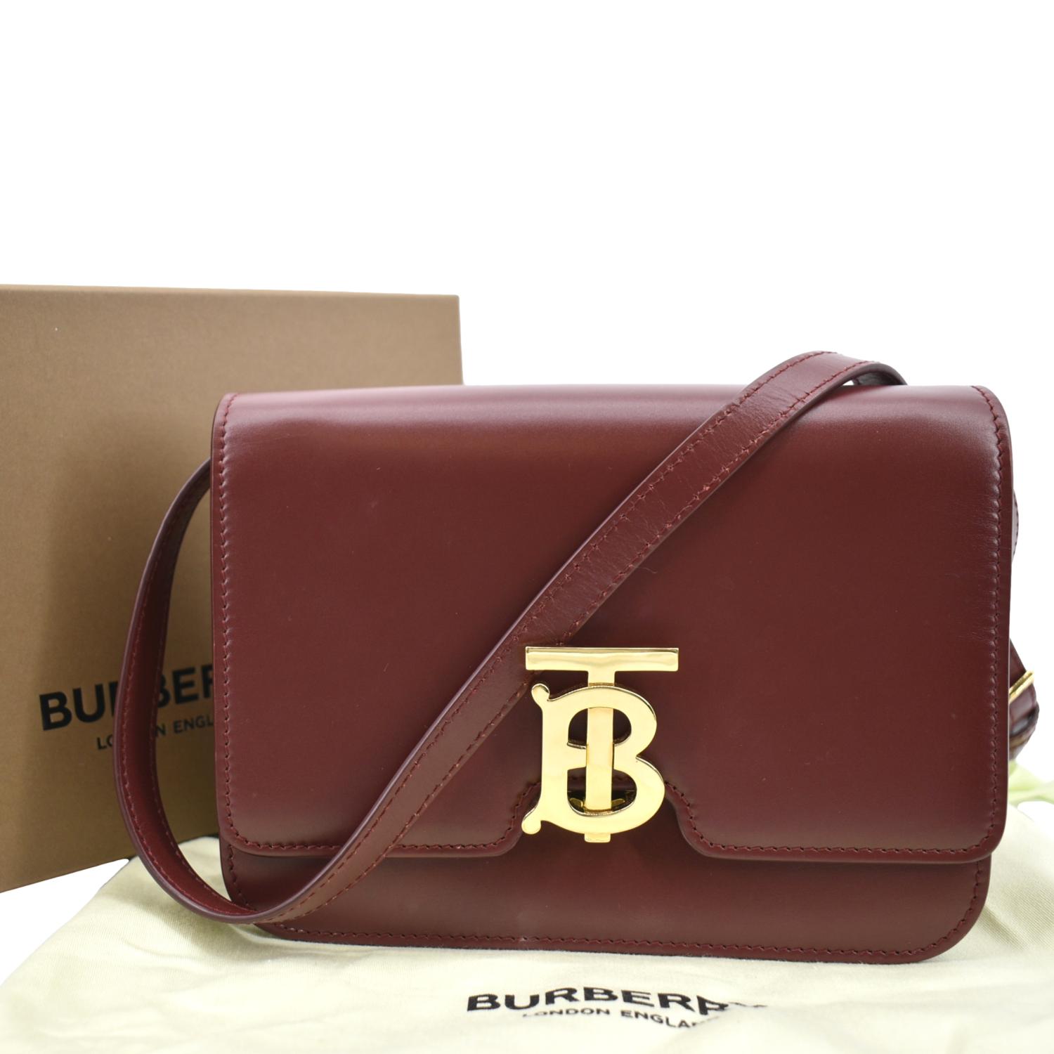 Lola leather handbag Burberry Red in Leather - 24552992