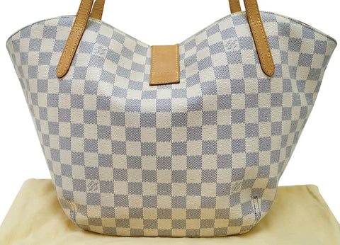 LOUIS VUITTON Damier Azur Salina PM Shoulder Bag 