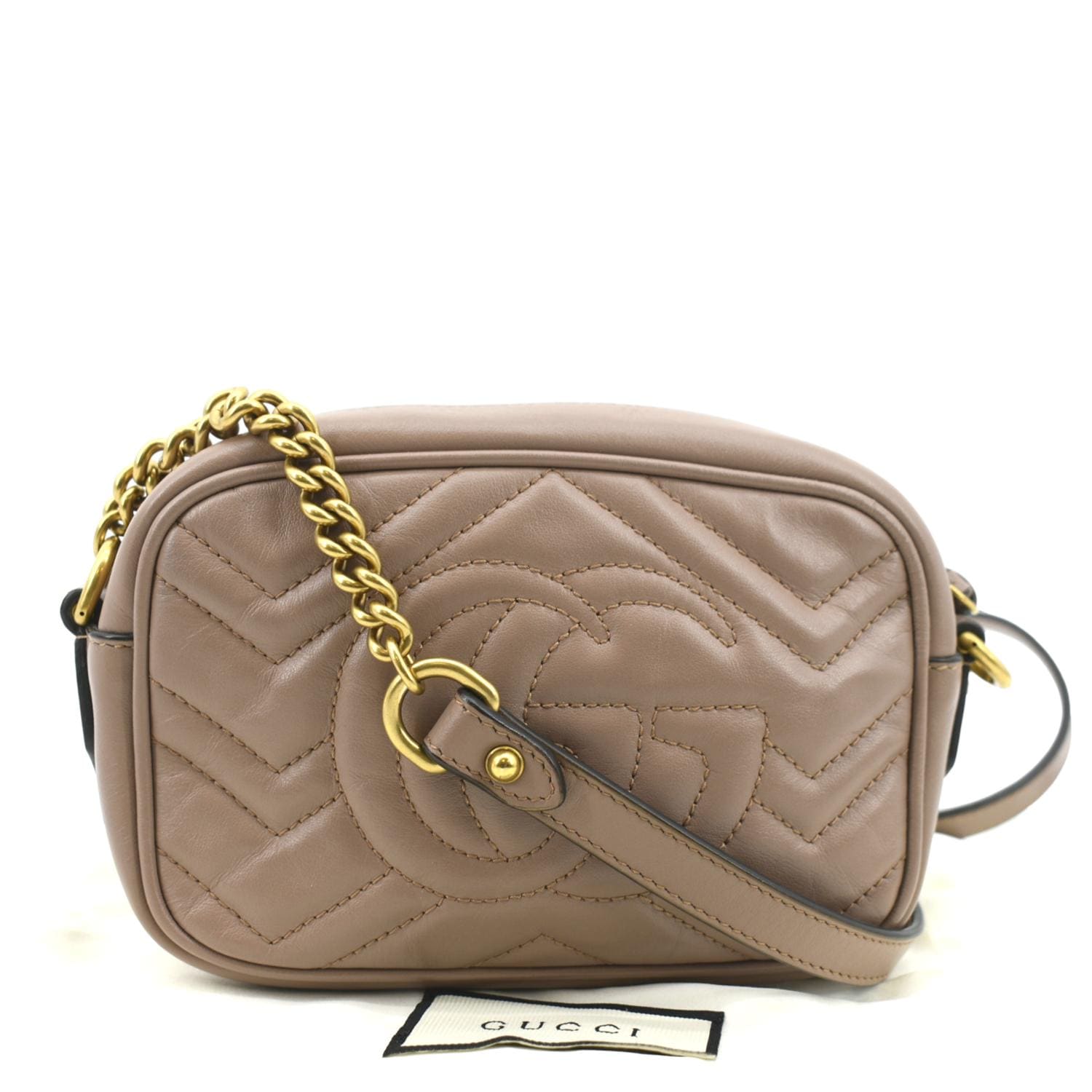 GG Marmont mini quilted leather pouch