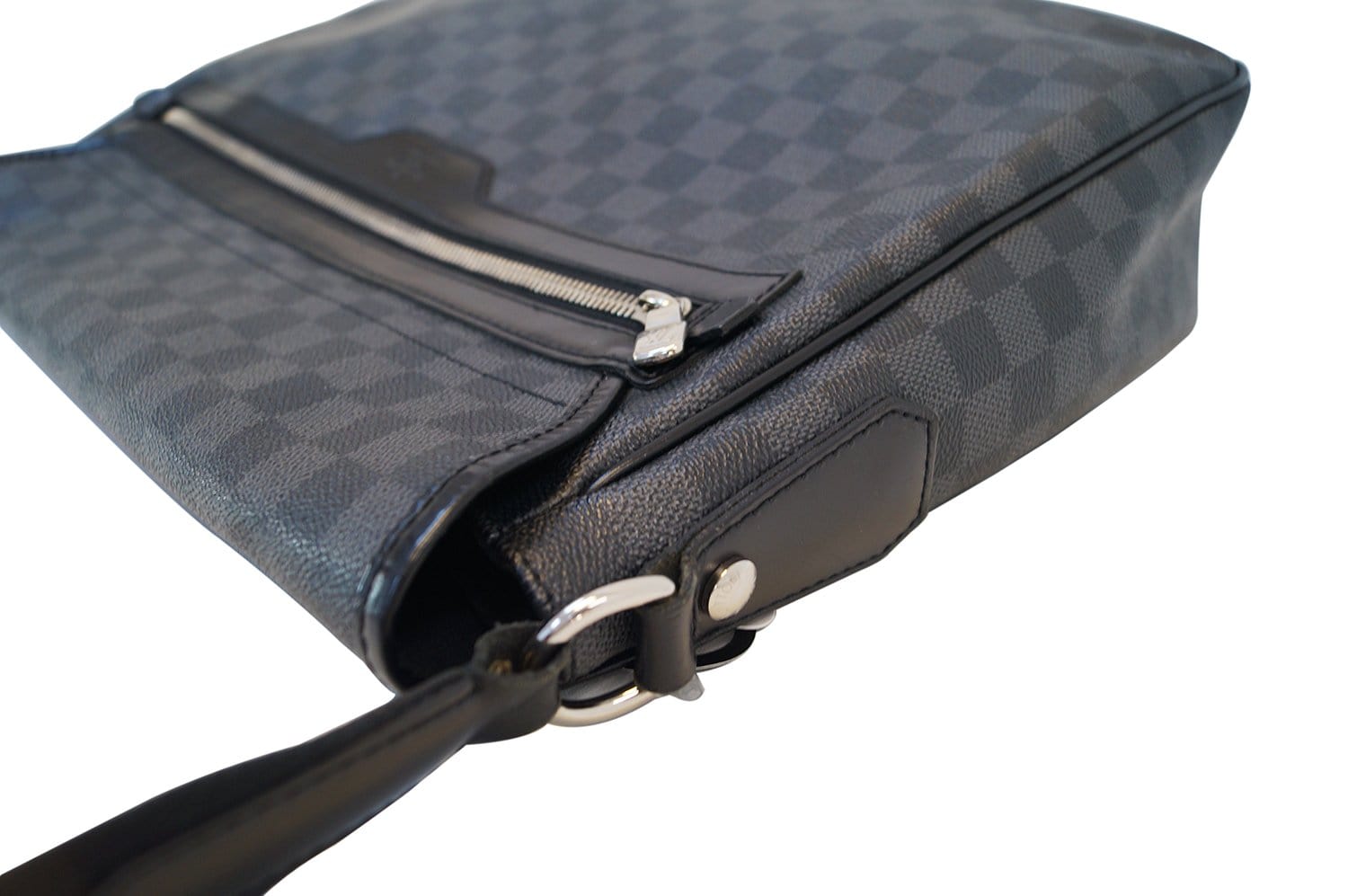 Louis Vuitton Damier Graphite Daniel Messenger Bag Black Cloth ref