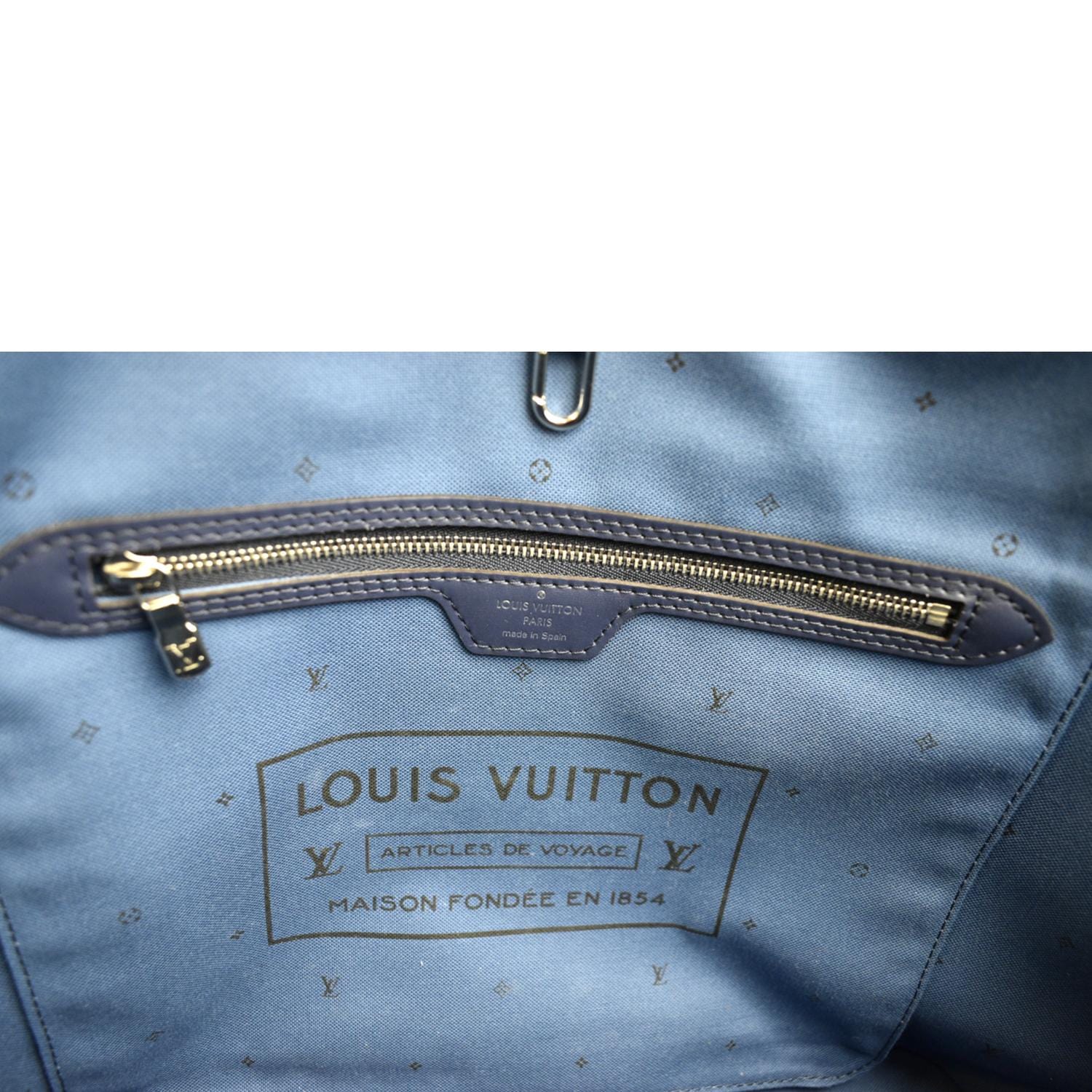 LOUIS VUITTON Monogram Escale Neverfull MM Blue 1248514