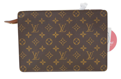 LOUIS VUITTON Monogram Pochette Homme Clutch Handbag