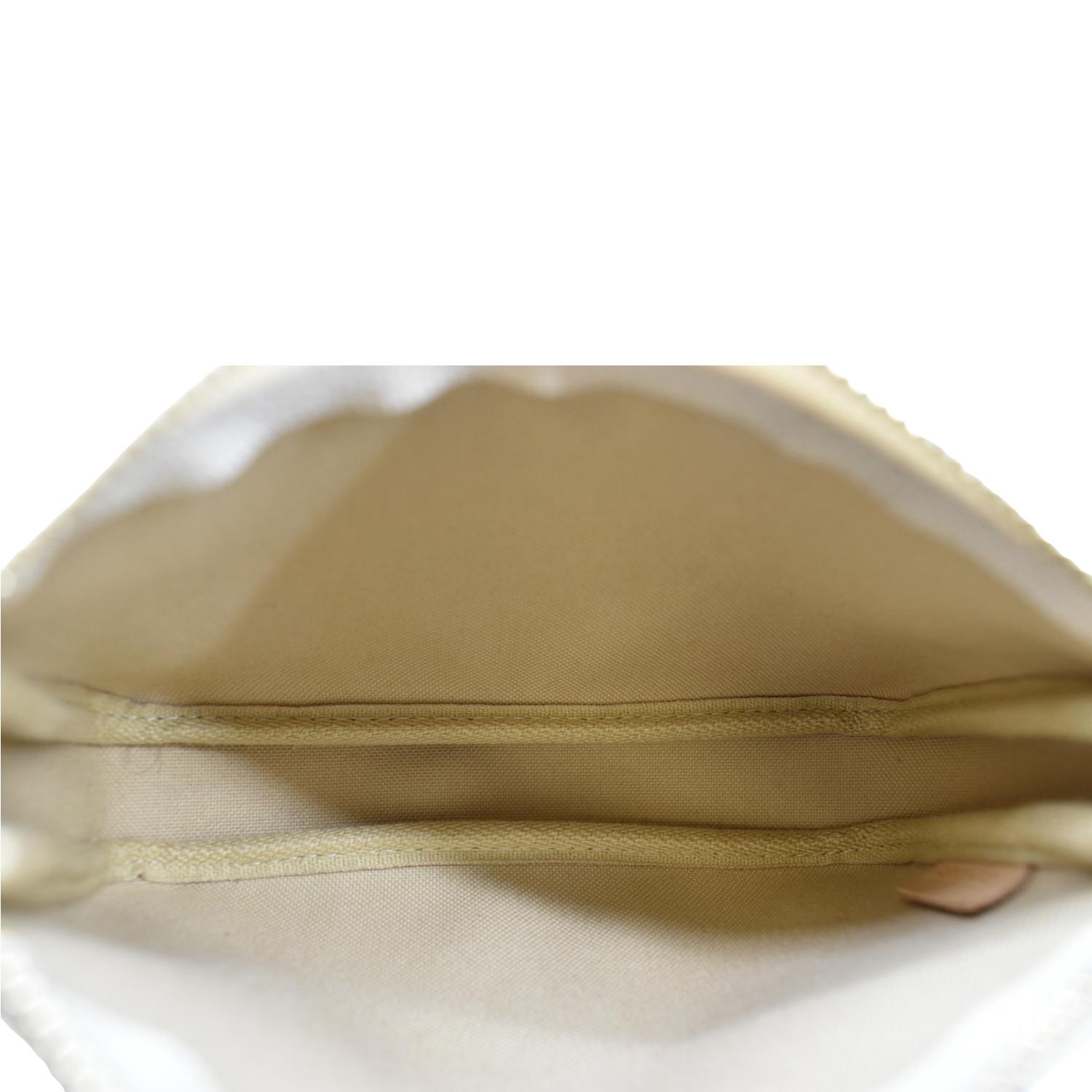 Louis Vuitton Mini Pochette Accessoires White Cloth ref.802488