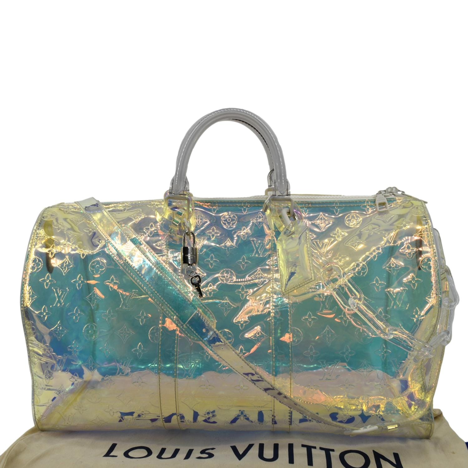 FAKE LOUIS VUITTON Prism Keepall Duffle Bag 