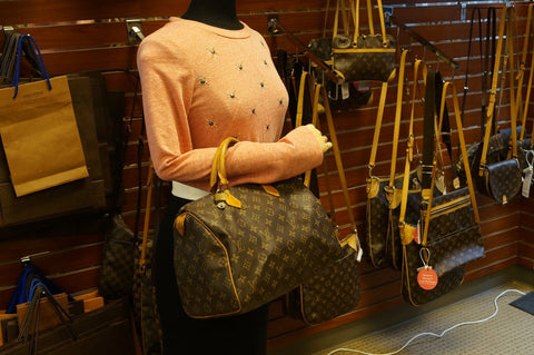 LOUIS VUITTON Monogram Speedy 30 Satchel Bag