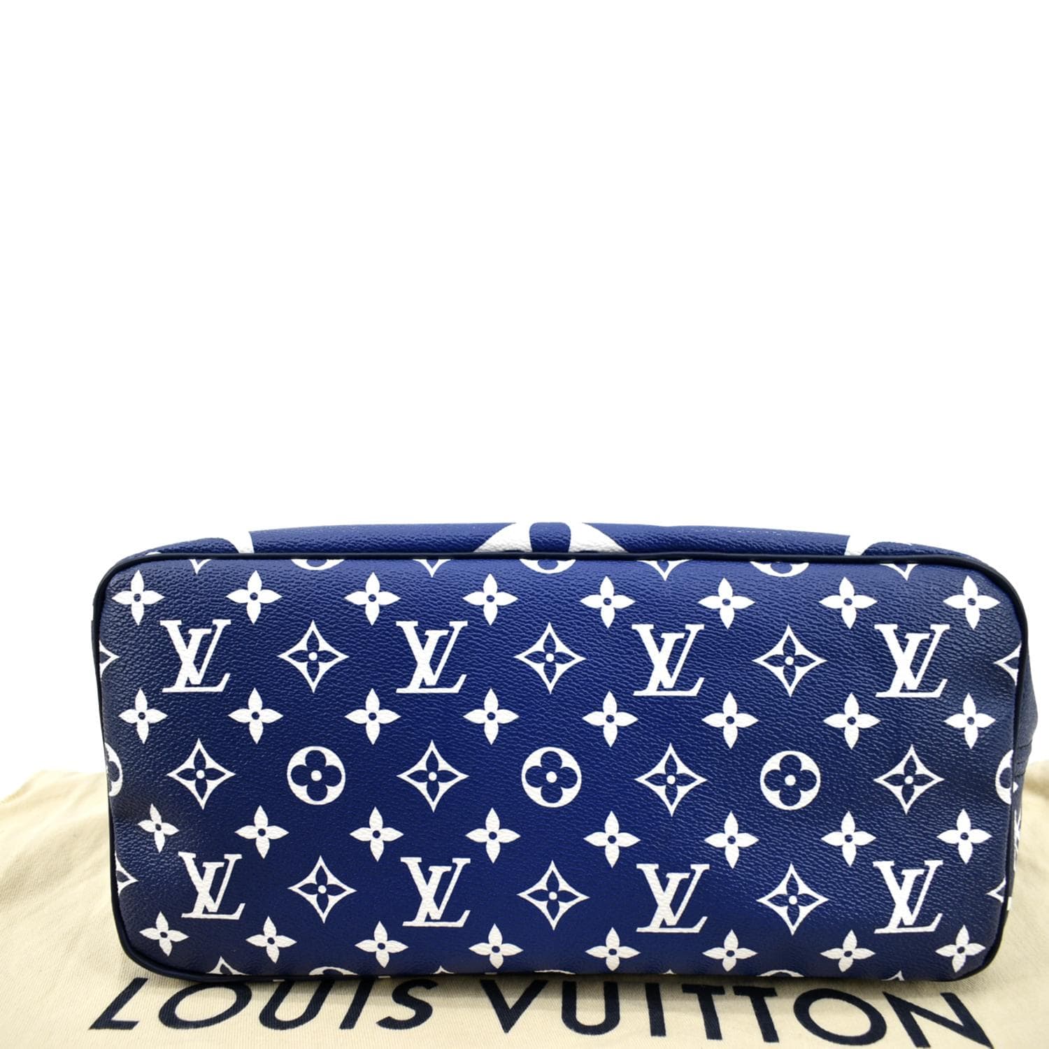 AUTHENTIC Louis Vuitton Neverfull Monogram Escale Blue MM PREOWNED