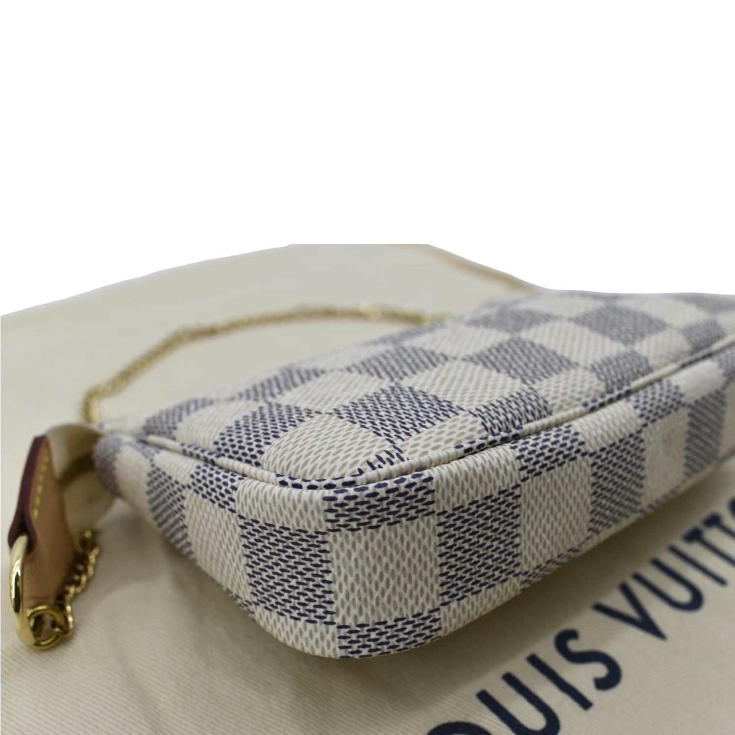 Louis Vuitton Mini Pochette Accessoires White Cloth ref.802488