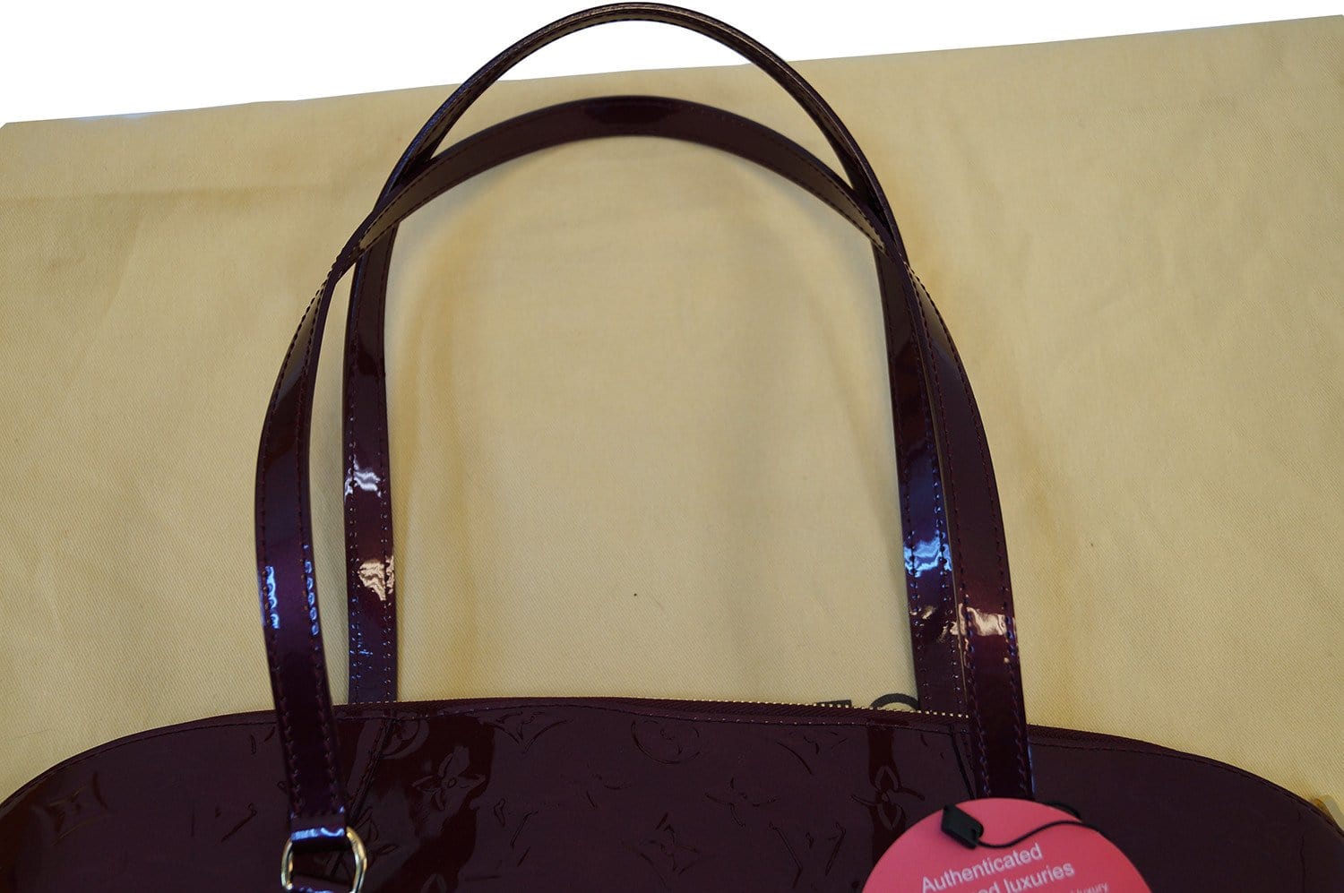 Louis Vuitton - Authenticated Avalon Handbag - Patent Leather Brown for Women, Very Good Condition