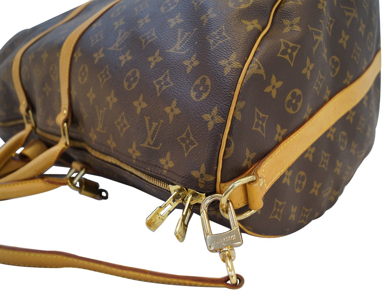 Louis Vuitton Monogram Keepall Bandouliere 60 Boston Duffle Bag with Strap 63lv429s