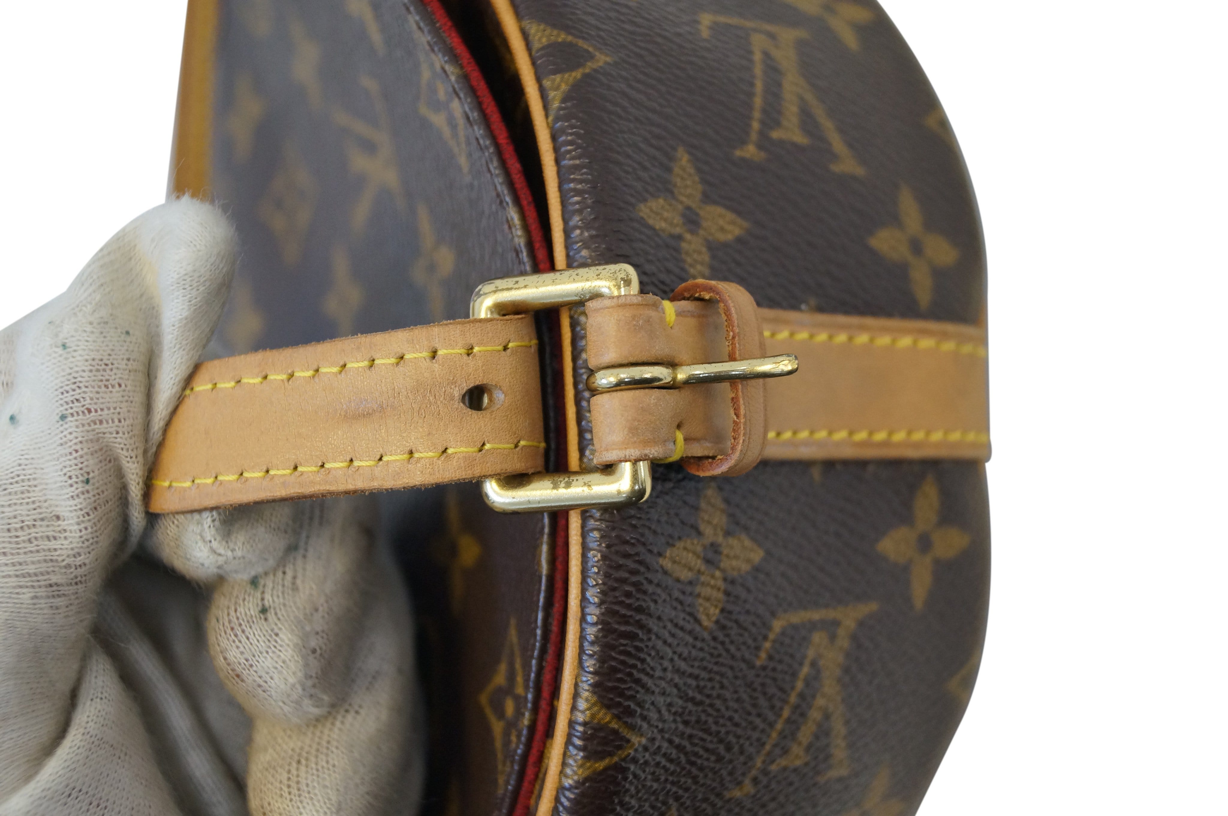 LOUIS VUITTON LV Tambourine Shoulder Bag Monogram Leather Brown M51179  29RC904