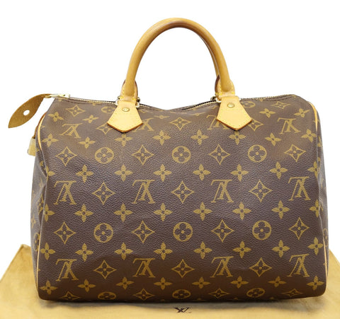 LOUIS VUITTON Monogram Canvas Speedy 30 Satchel Bag