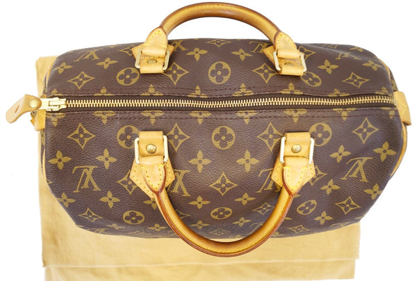 LOUIS VUITTON Monogram Canvas Speedy 30 Satchel Bag