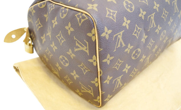 LOUIS VUITTON Monogram Canvas Speedy 30 Satchel Bag