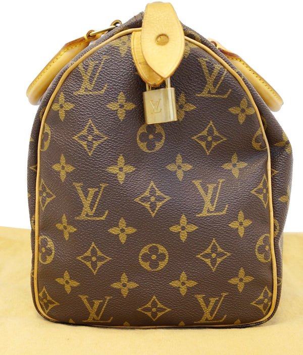 LOUIS VUITTON Monogram Canvas Speedy 30 Satchel Bag