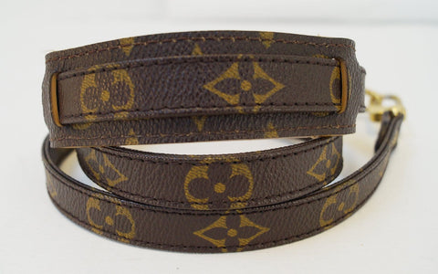 LOUIS VUITTON Monogram Brown Shoulder Strap For Metis and Similar