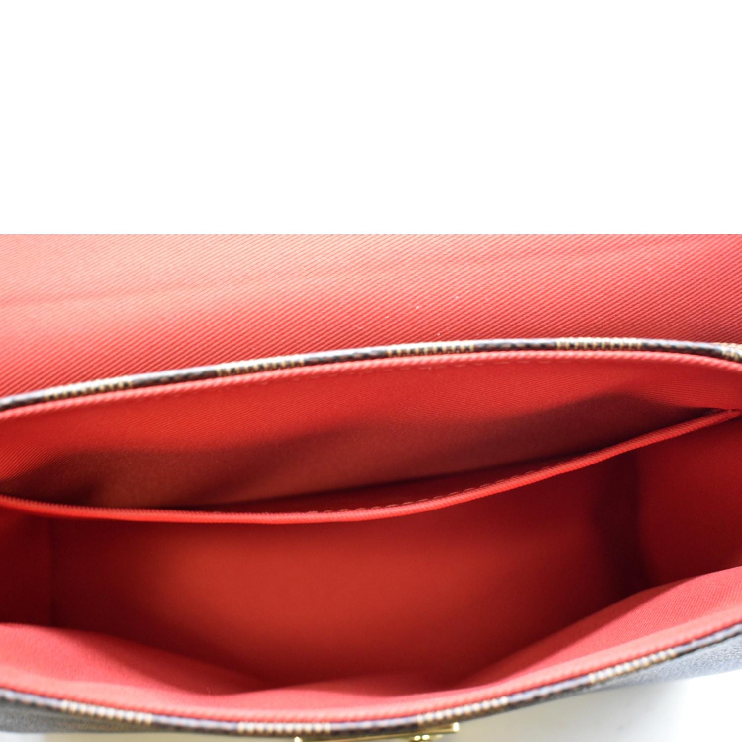 Louis Vuitton Damier Ebene Croisette Chain Wallet - Brown Crossbody Bags,  Handbags - LOU461842