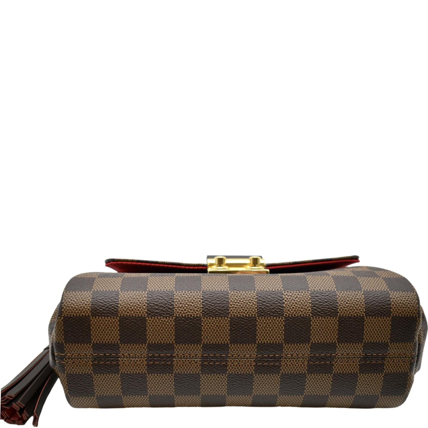 Croisette leather crossbody bag Louis Vuitton Brown in Leather