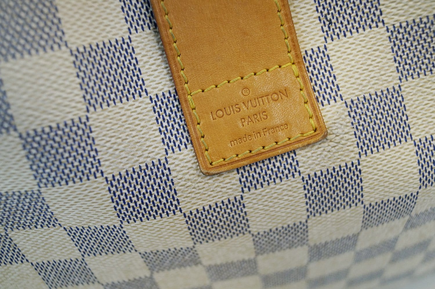Louis Vuitton Damier Azur Salina PM Tote 11LVJ1027 For Sale at